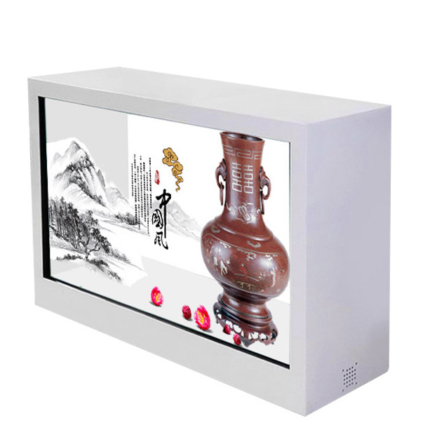 濟南49寸透明屏展示柜
